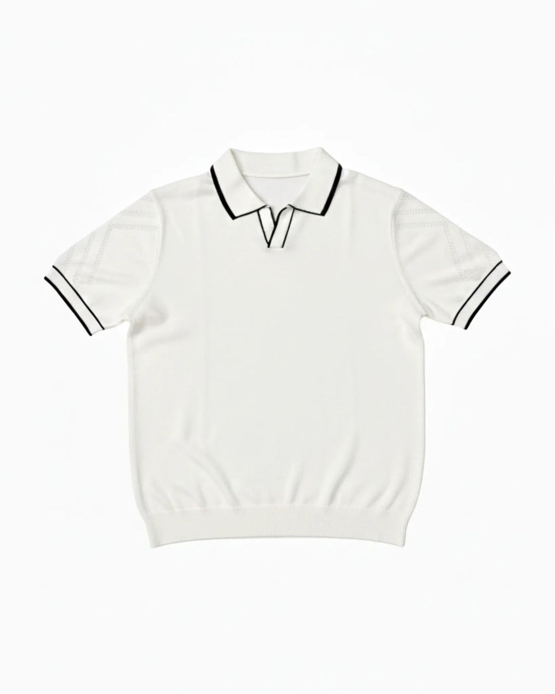 Contrast Trim Knit Polo
