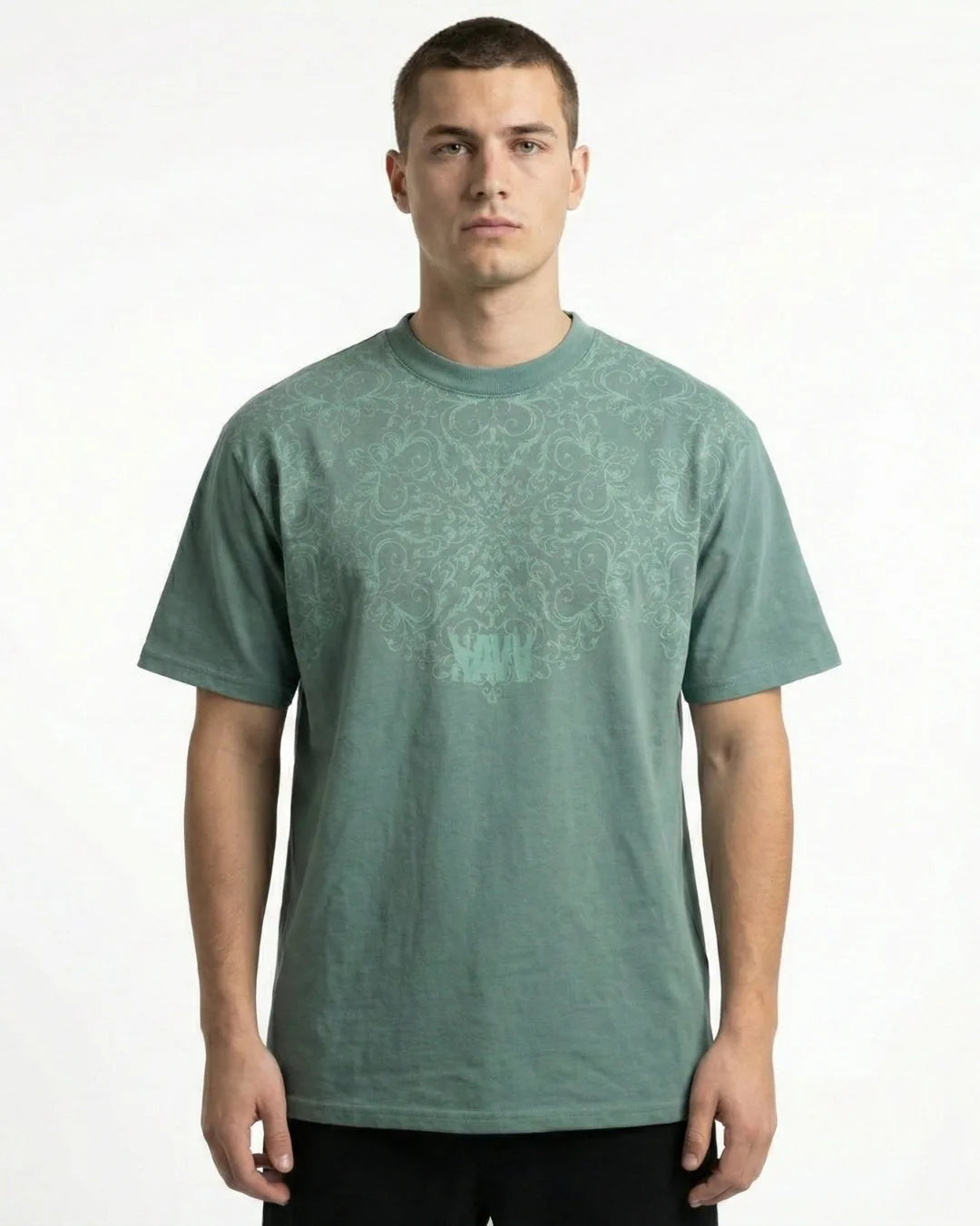 Oversized Graphic Tee - Tropical 03
