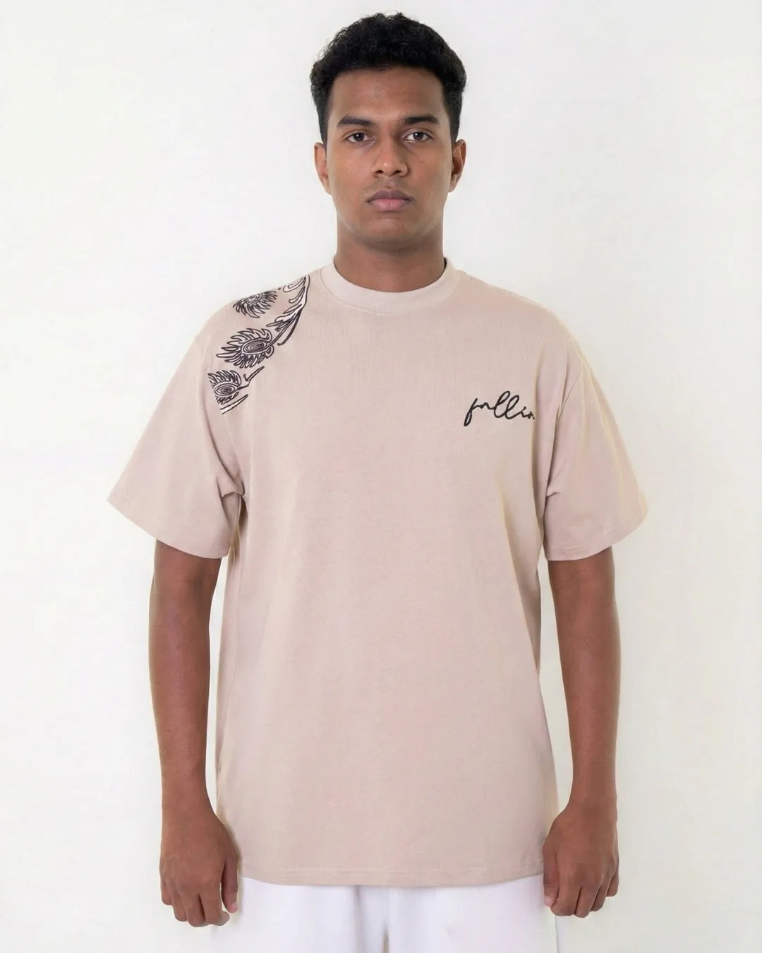 Oversized Graphic Tee - Tropical 04