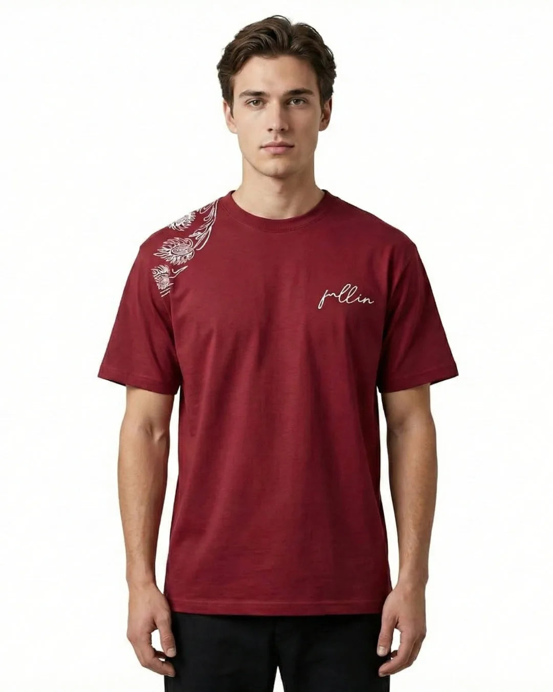 Oversized Graphic Tee - Tropical 04
