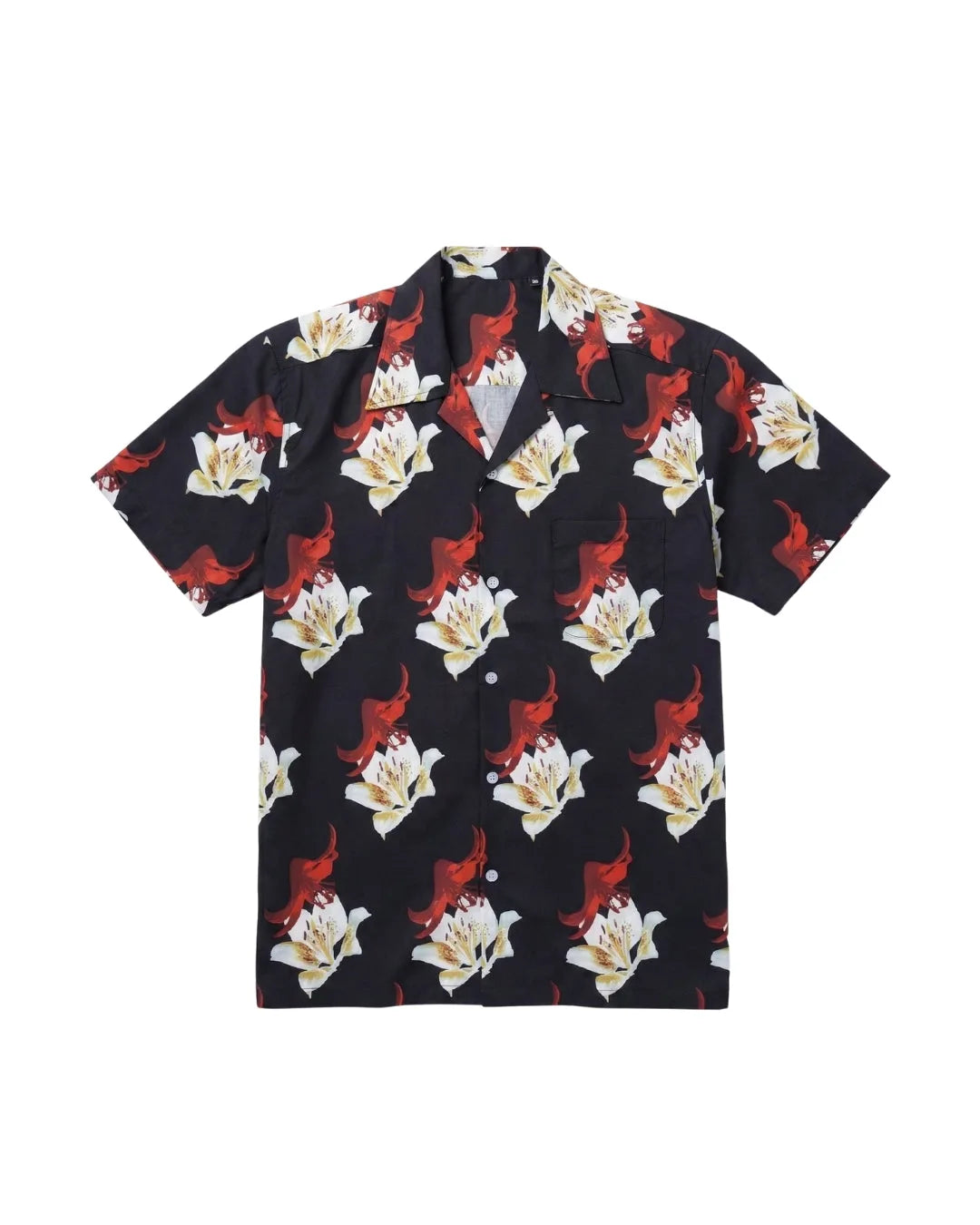 Satin Camp Collar Shirt 353