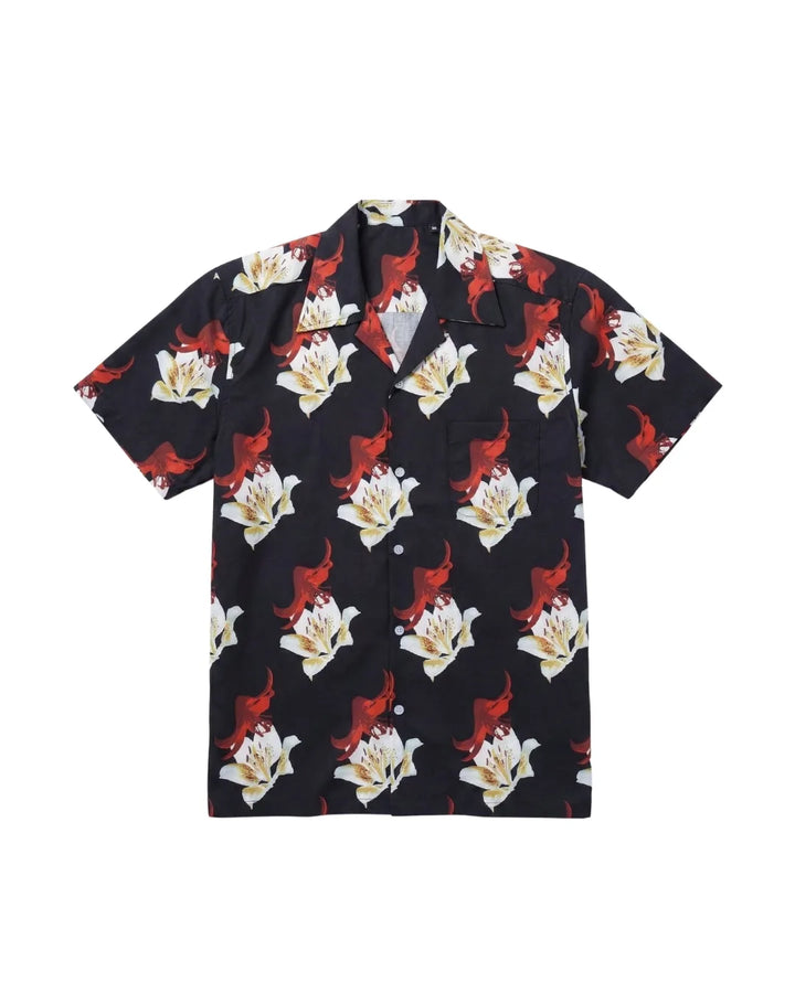 Satin Camp Collar Shirt 353