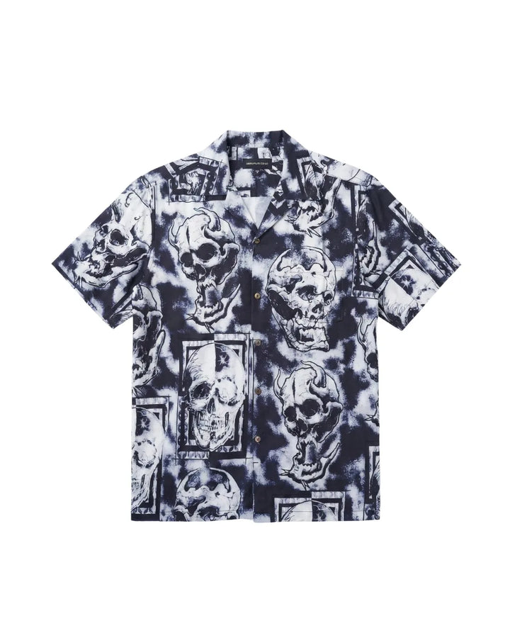 Satin Camp Collar Shirt 133