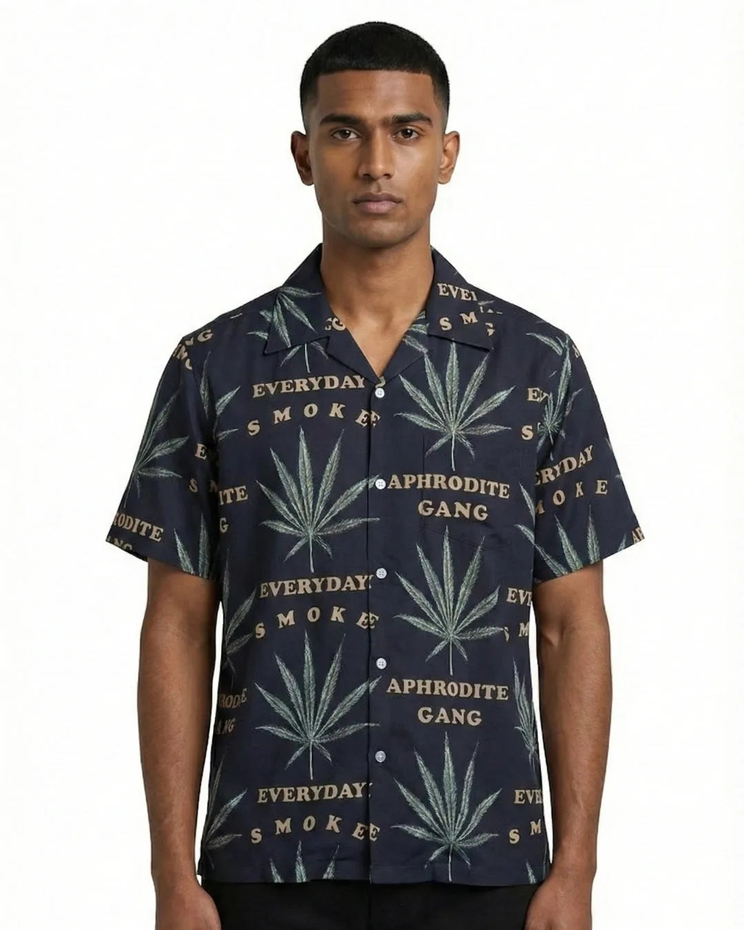 Satin Camp Collar Shirt 189