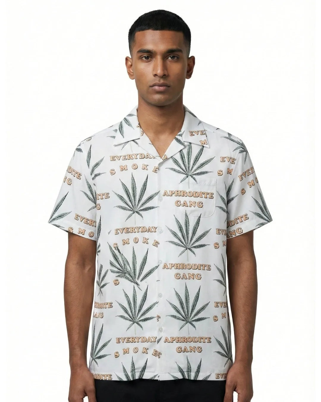 Satin Camp Collar Shirt 189
