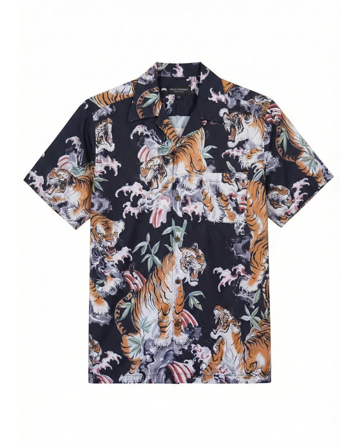 Satin Camp Collar Shirt 149