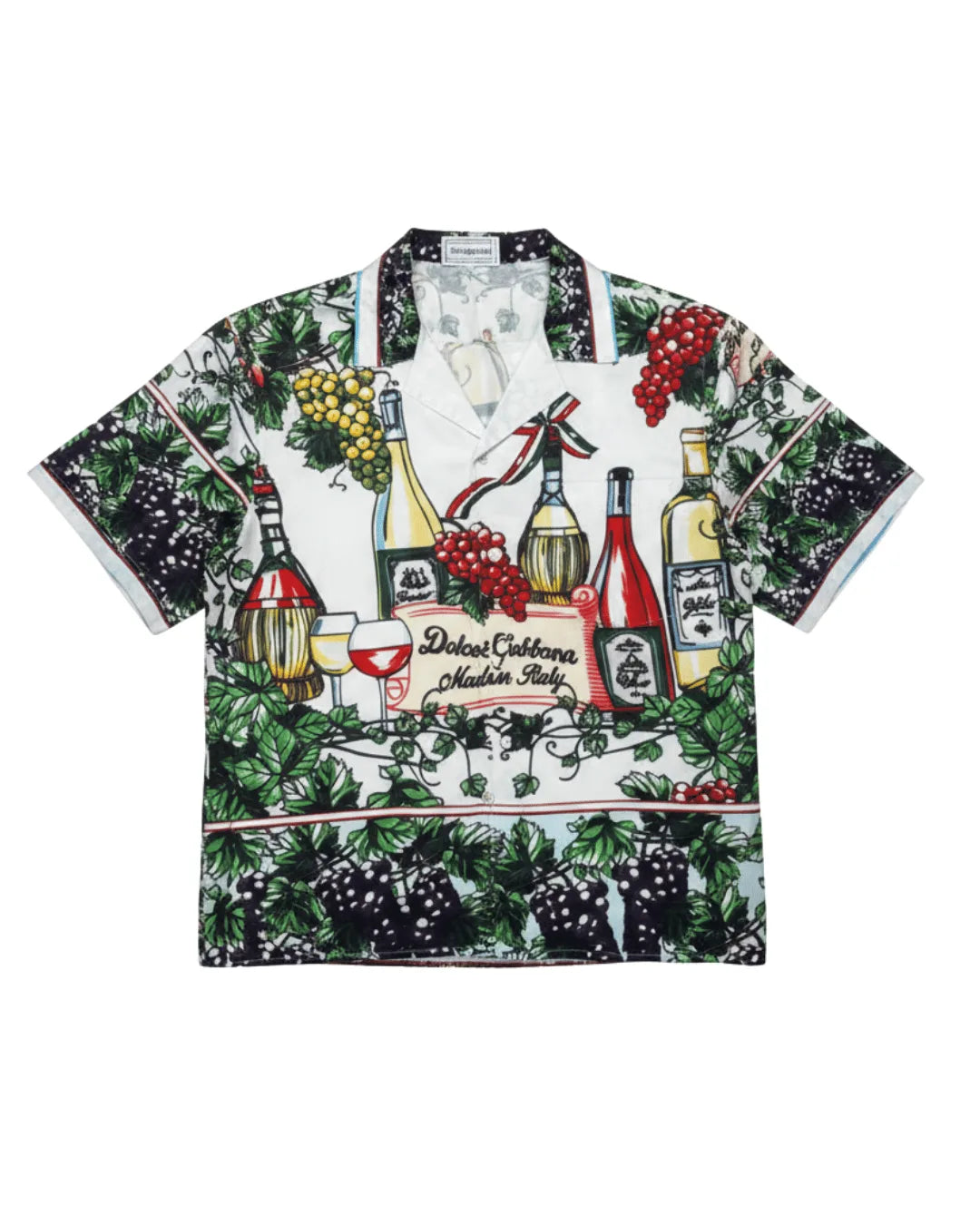 Printed Short Sleeve Shirt - Green