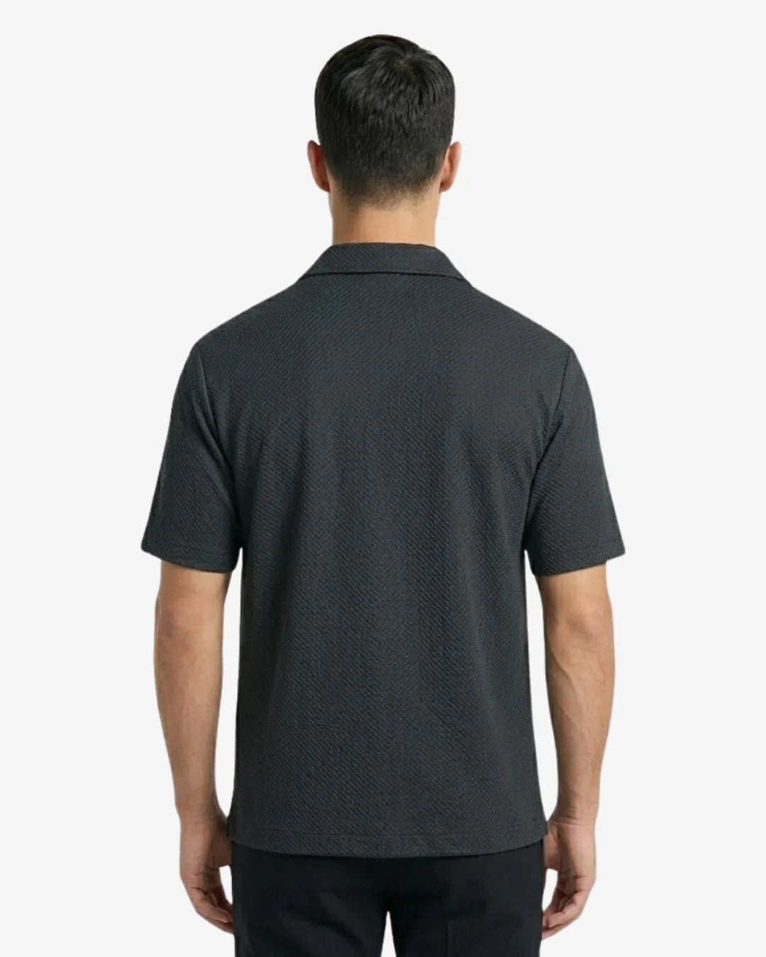 Cuban Collar Short Sleeve Shirt