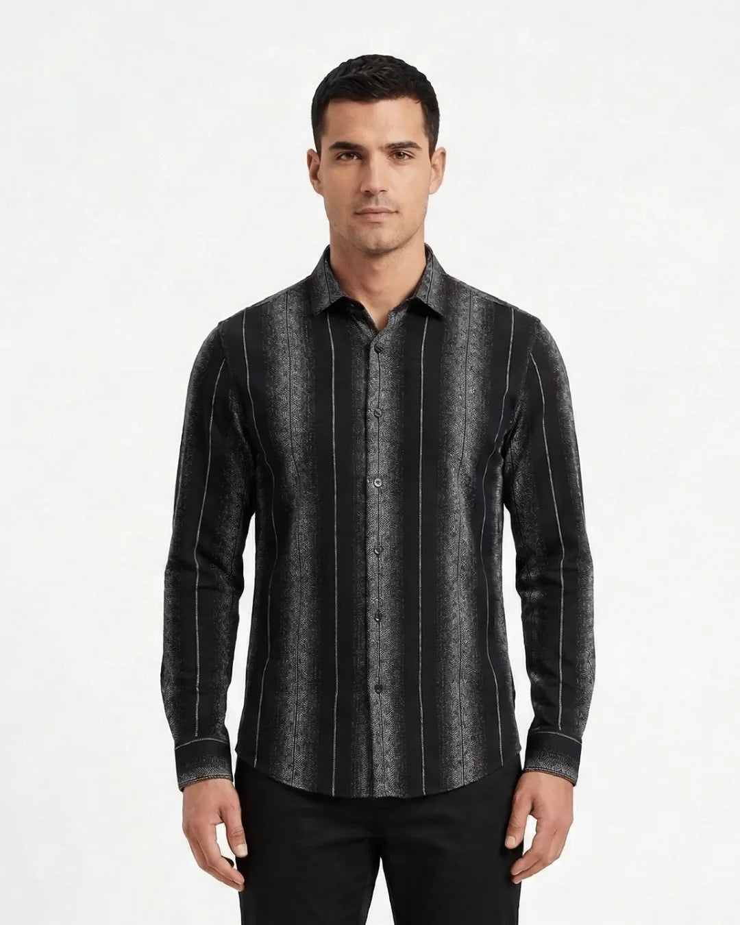Premium Stripe Long Sleeve Shirt