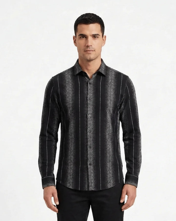 Premium Stripe Long Sleeve Shirt