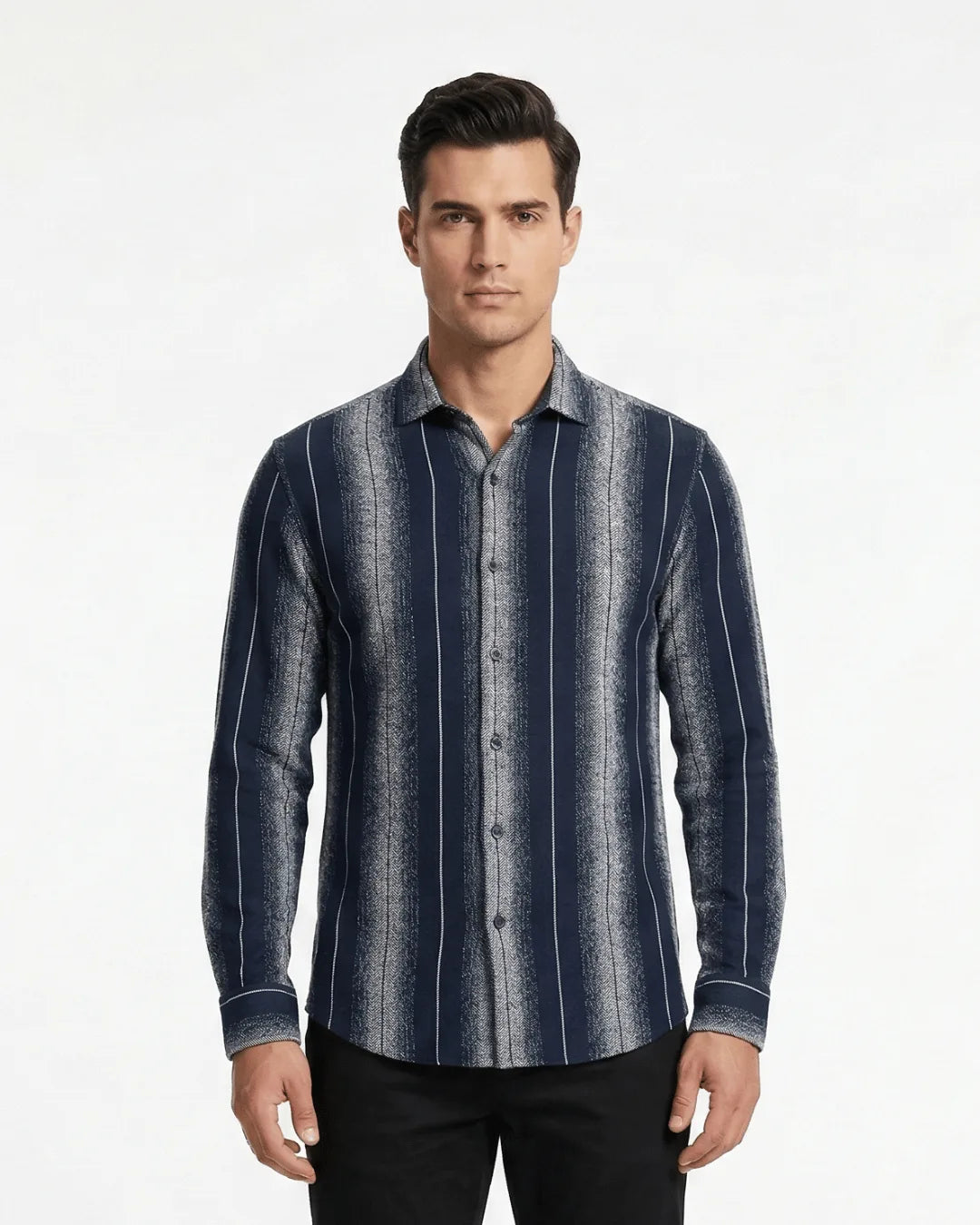 Premium Stripe Long Sleeve Shirt