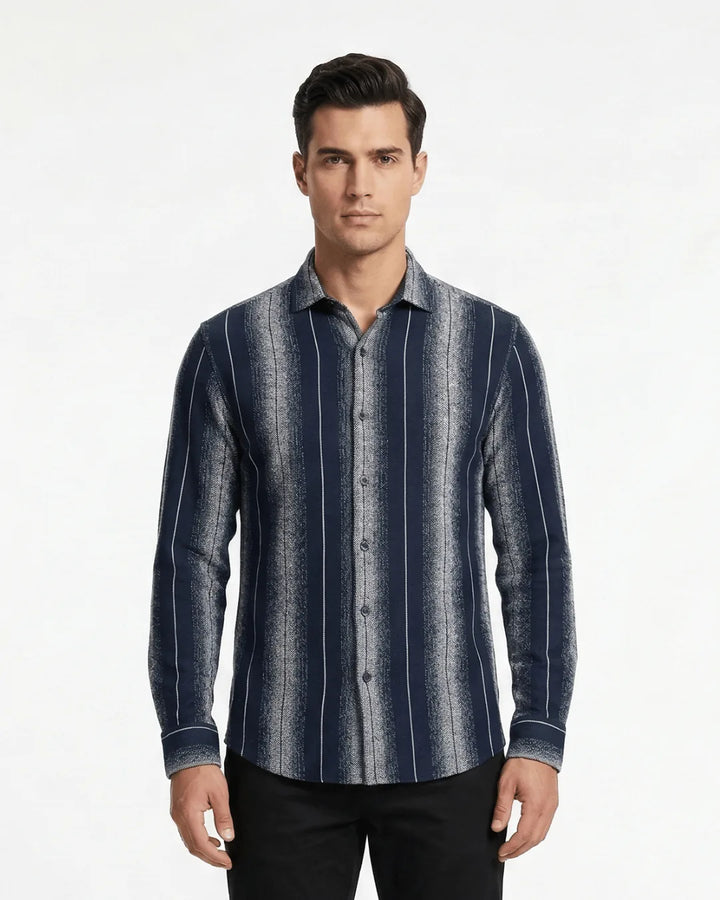 Premium Stripe Long Sleeve Shirt