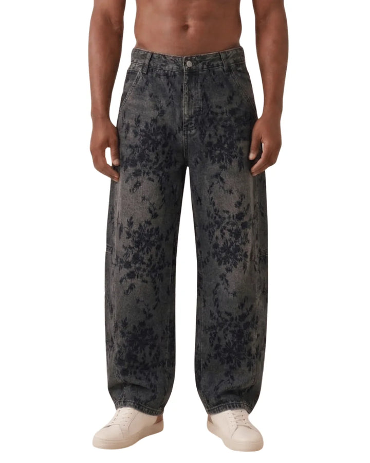 Embroided Baggy Denim C263