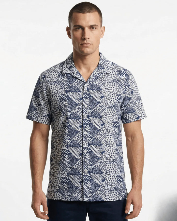 Floral Print Short Sleeve Shirt