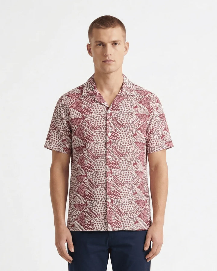 Floral Print Short Sleeve Shirt