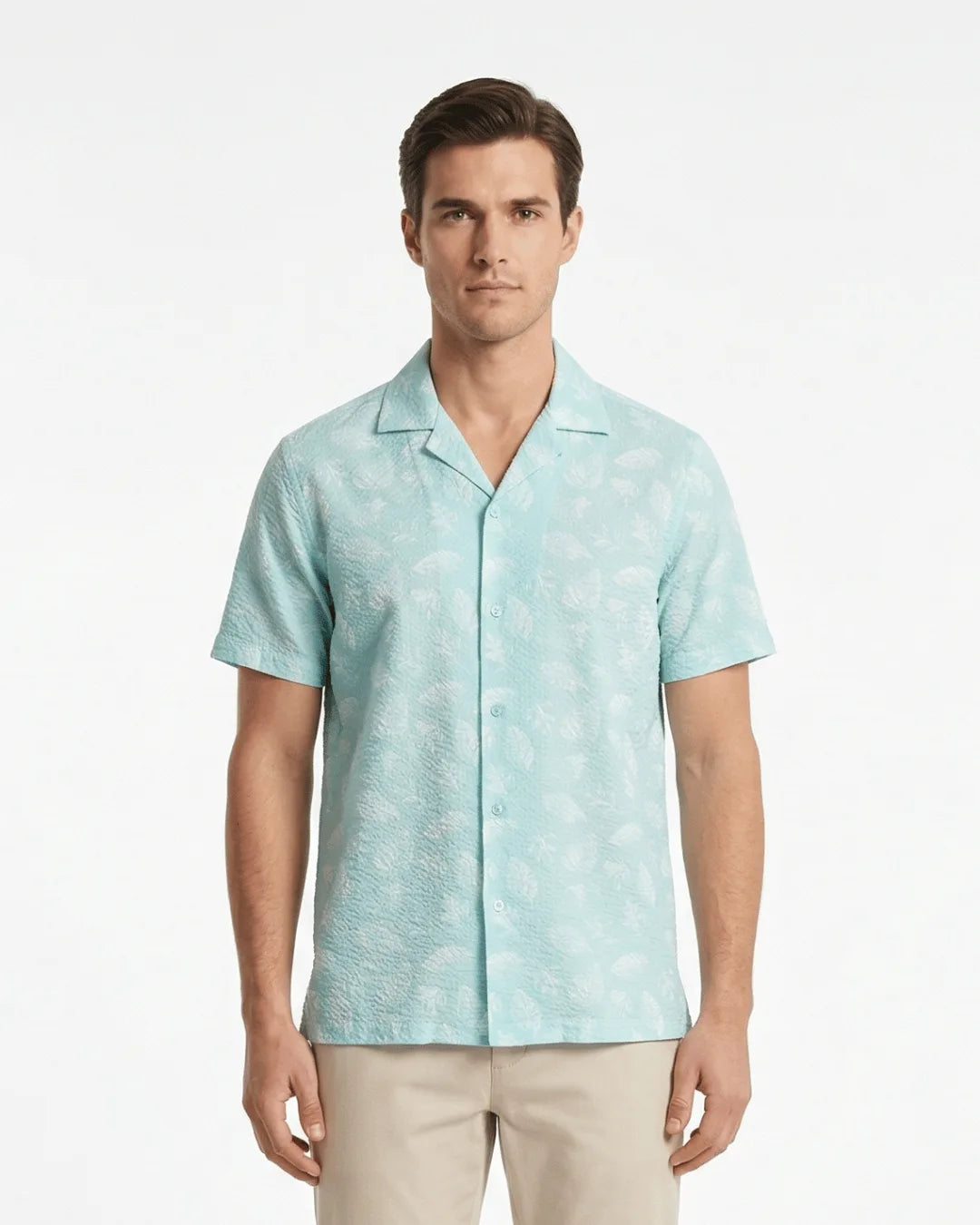 Floral Print Short Sleeve Shirt