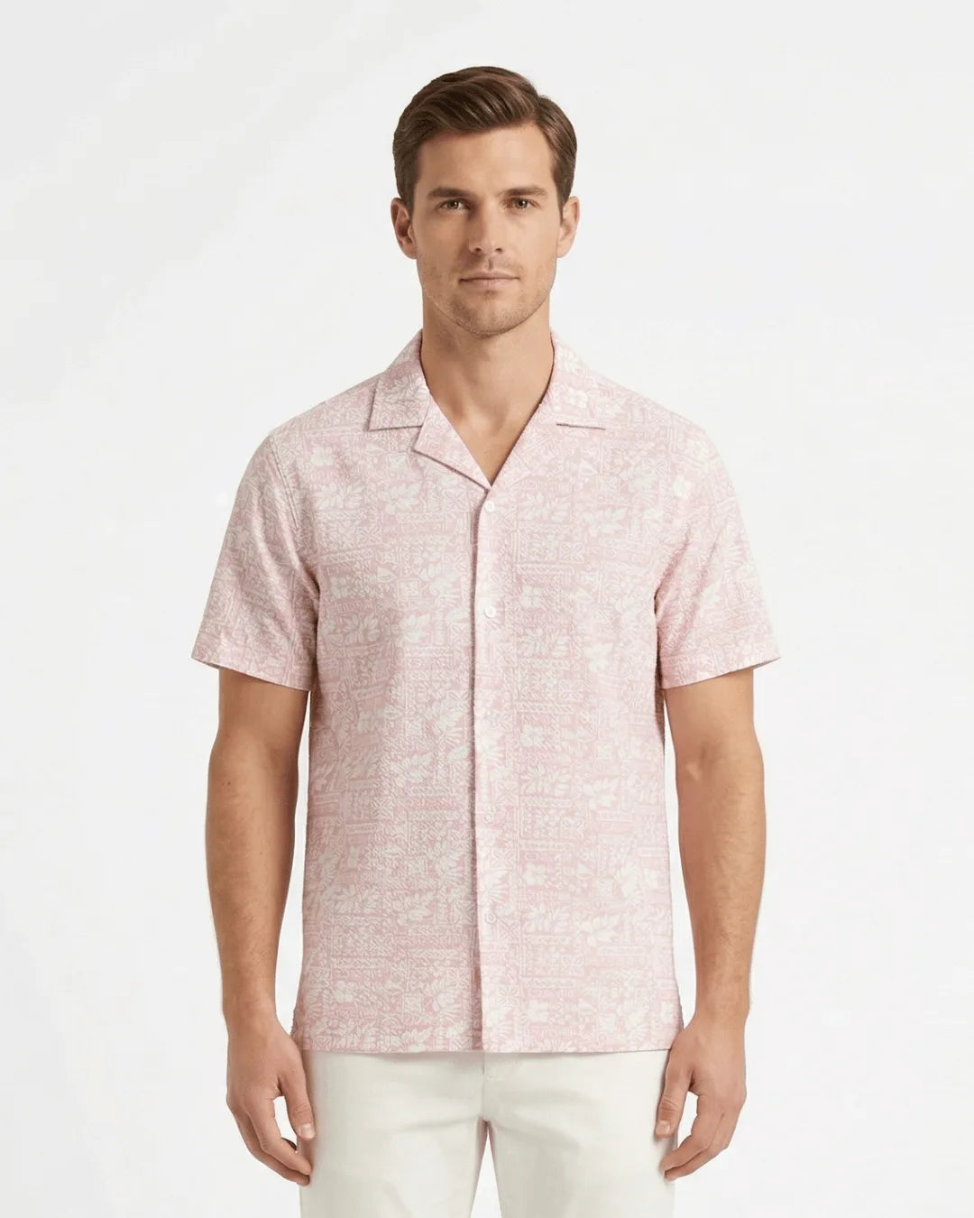 Floral Print Short Sleeve Shirt