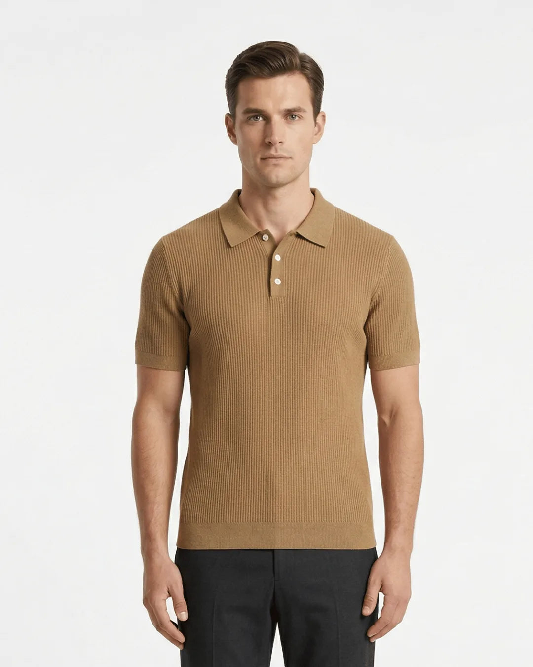 Knit Polo - Black
