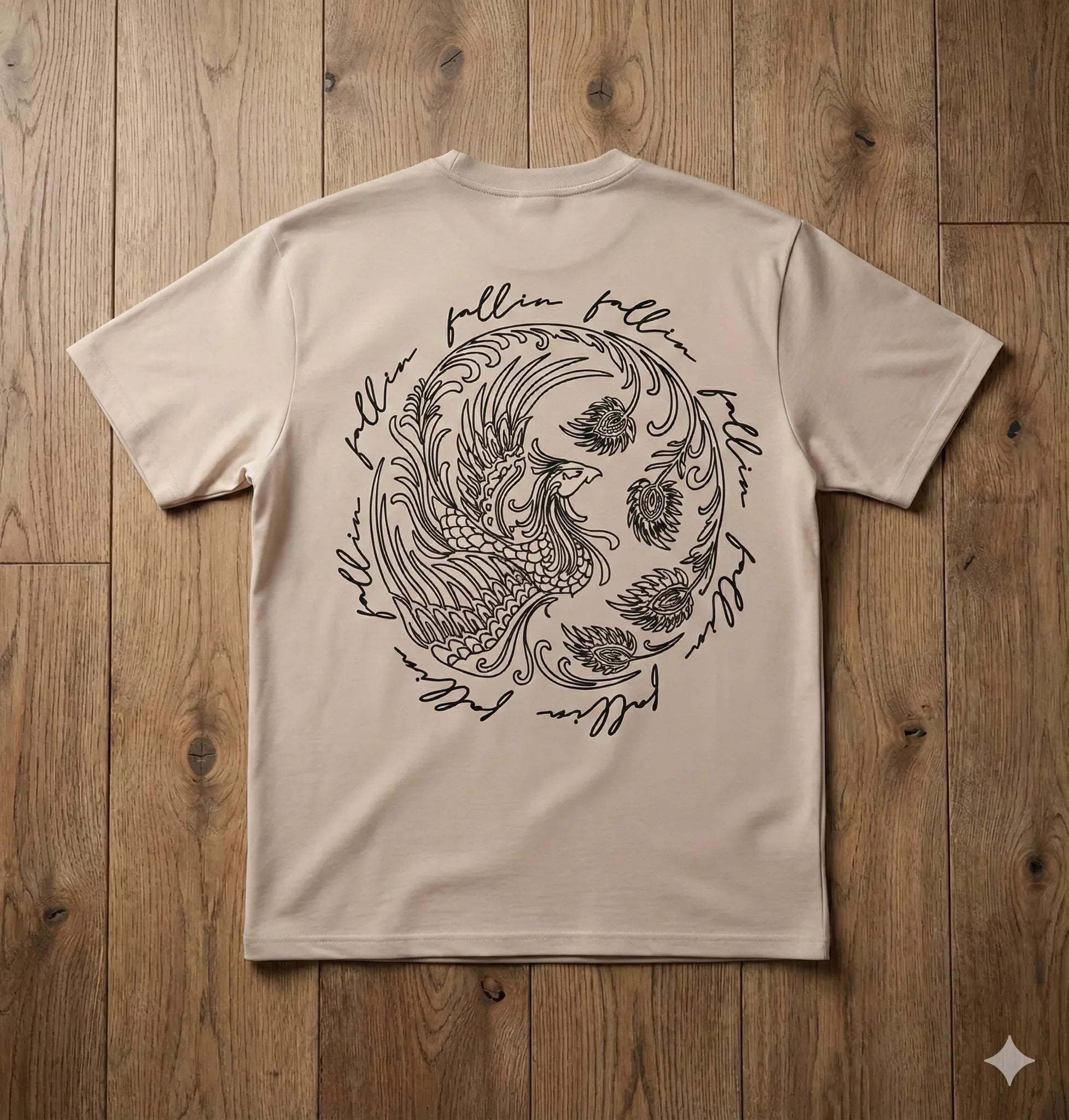 Oversized Graphic Tee - Tropical 04