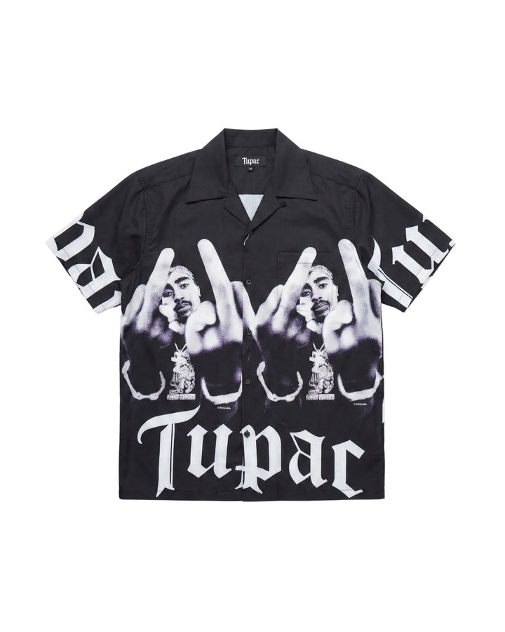 SATIN CAMP COLLAR SHIRT 172