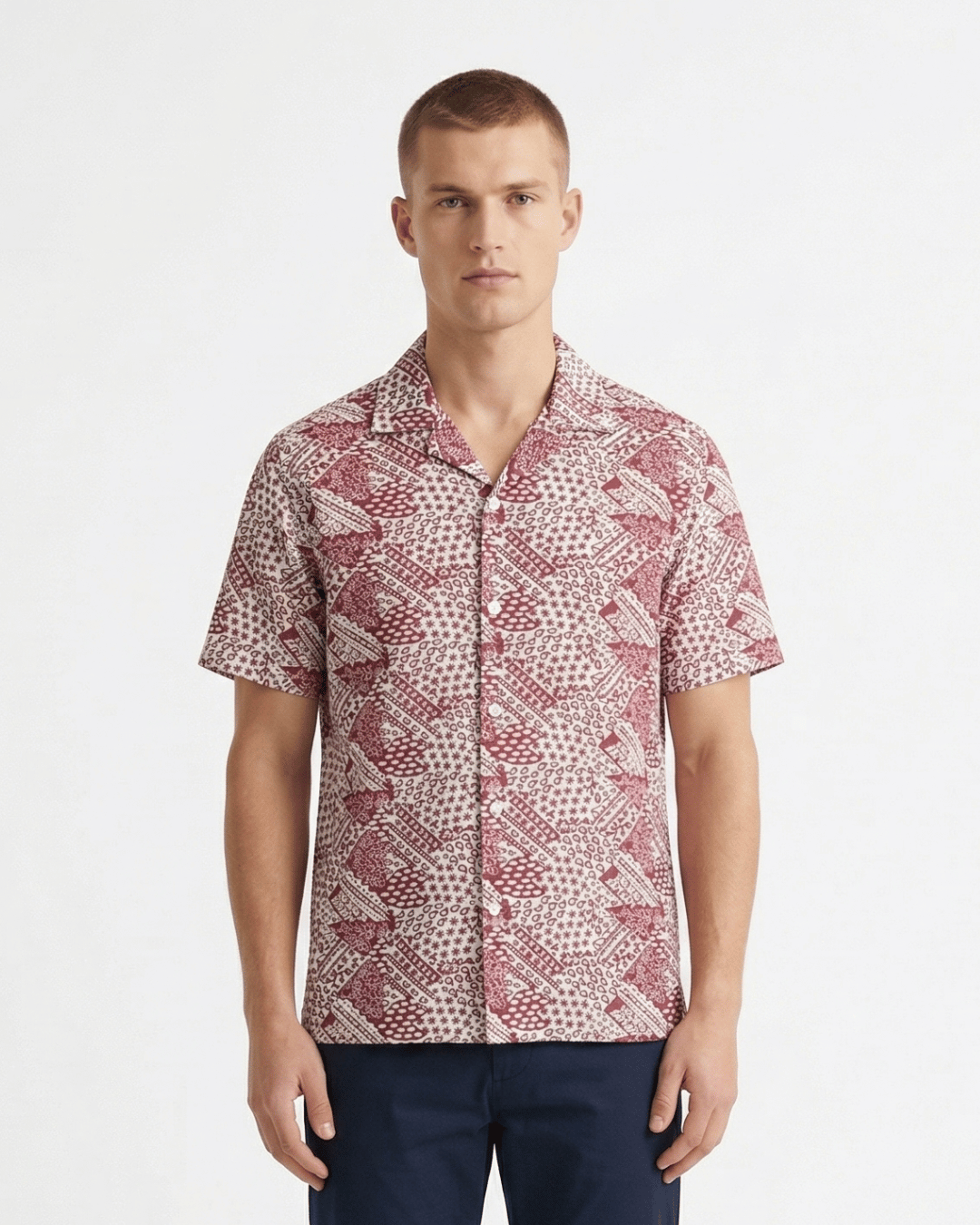 DESIGUAL PRINTED SS SHIRT