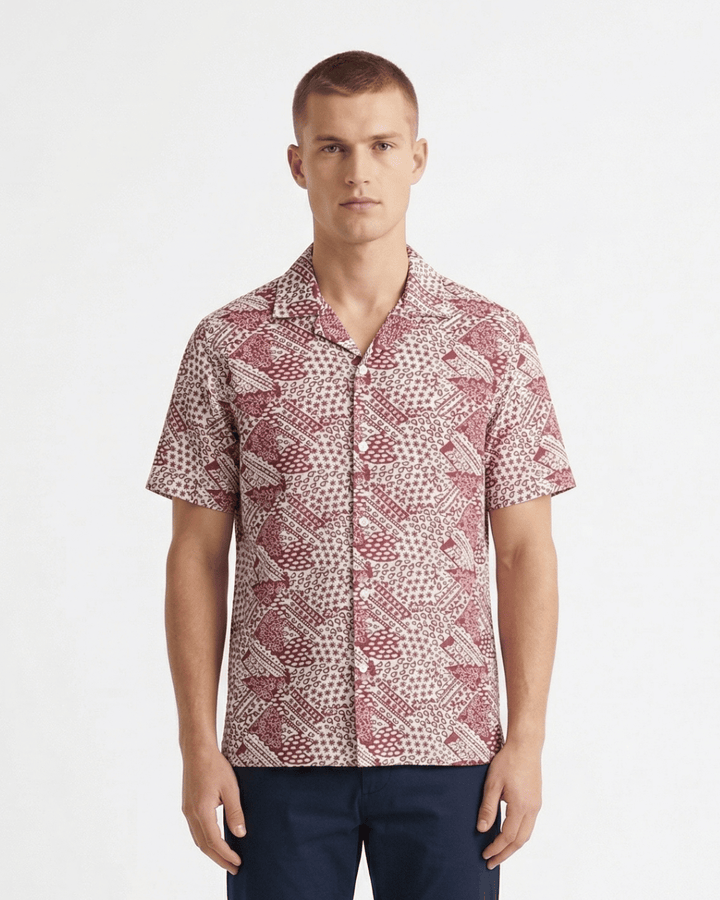 DESIGUAL PRINTED SS SHIRT