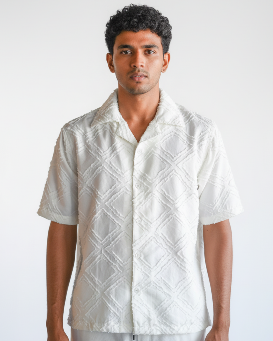 TEXTURED CUBAN COLLAR SHIRTS