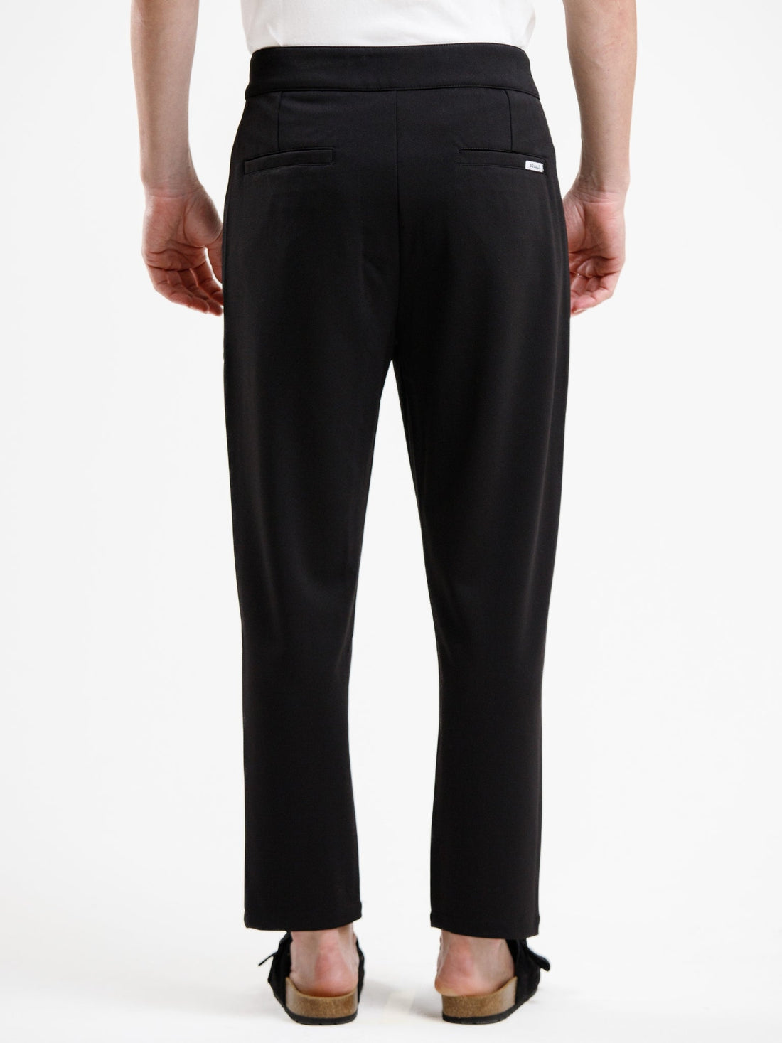 Mid Waist stretch pant - Black