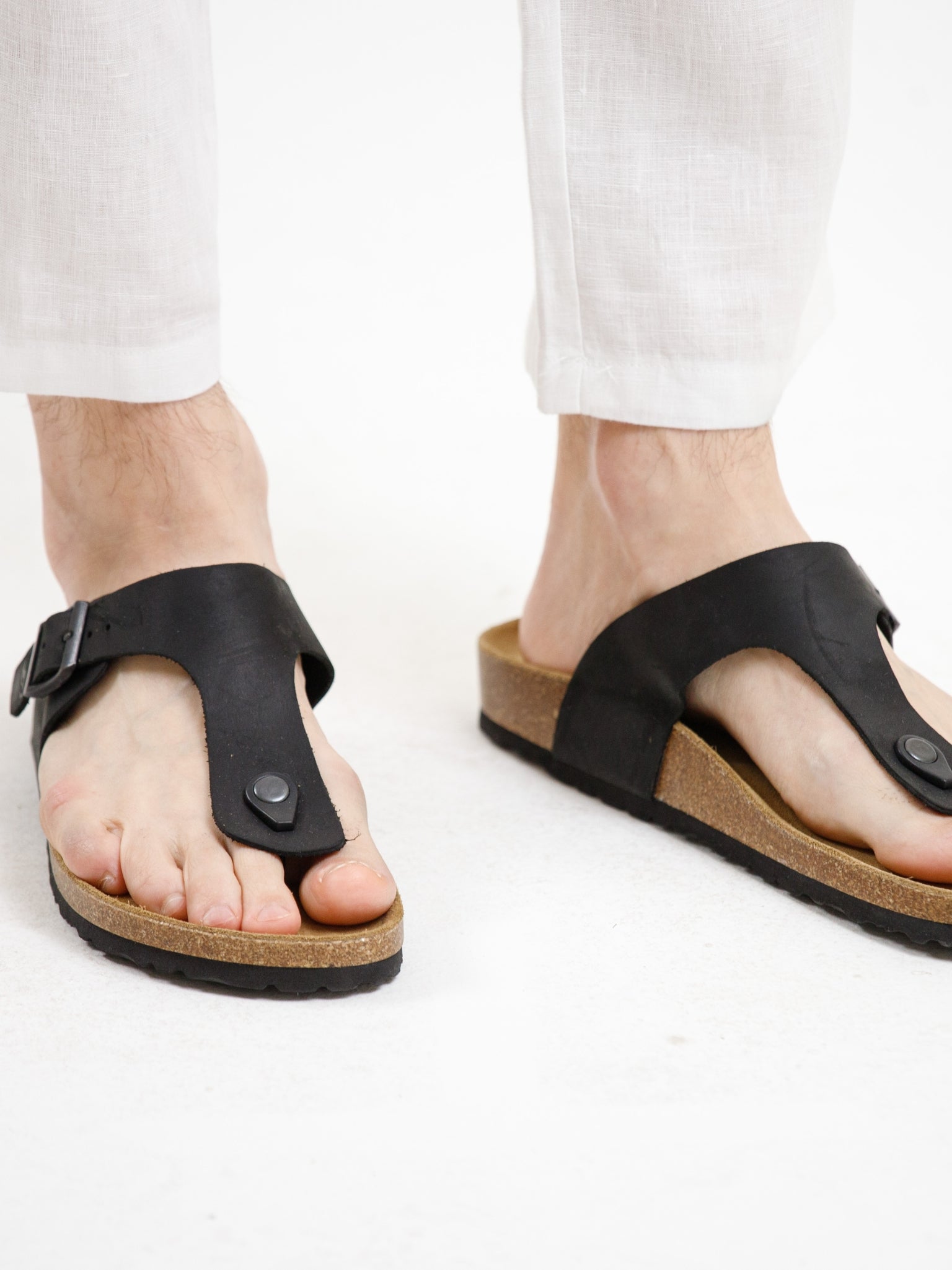 Mono Strap Sandal - Black