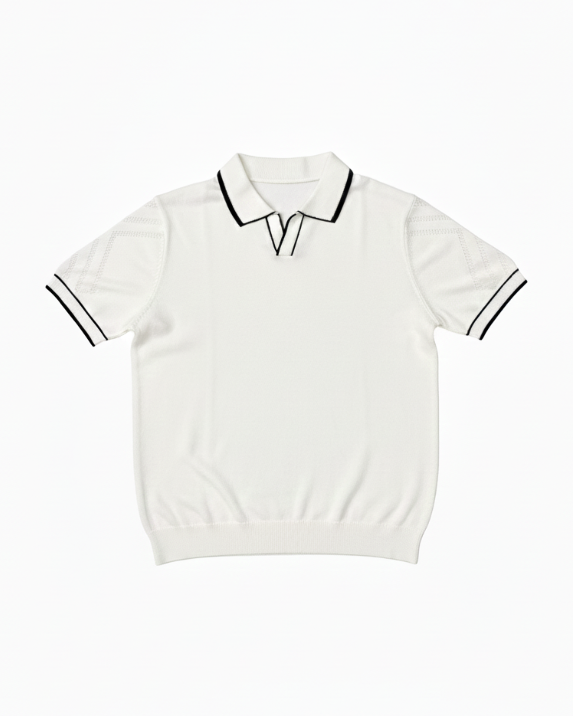 SQUALO CONTRAST TRIM KNIT POL