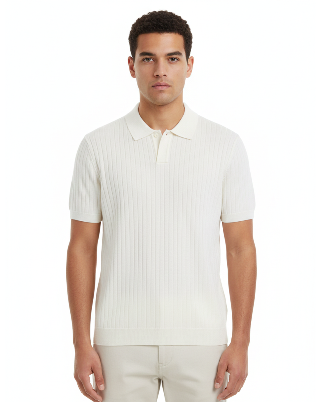 SQUALO RIBBED KNIT POLO K60