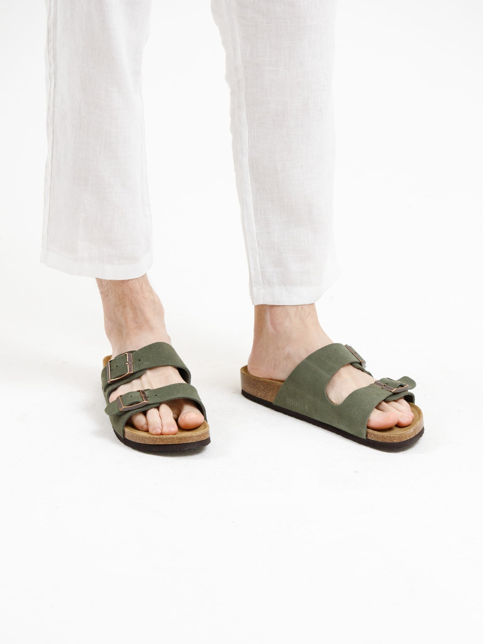 Double Strap Sandal - Green