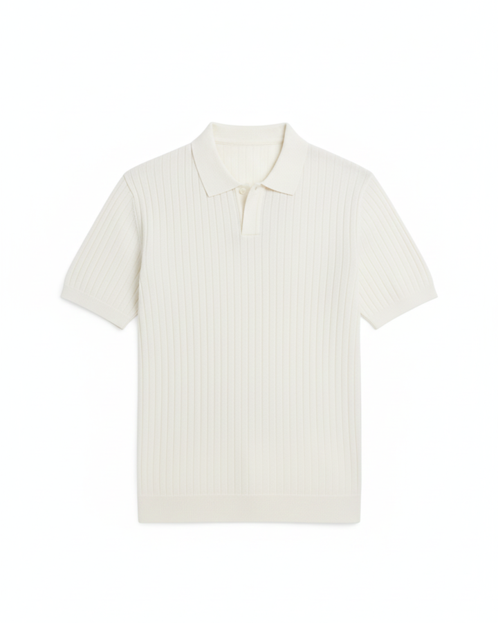 SQUALO RIBBED KNIT POLO K60