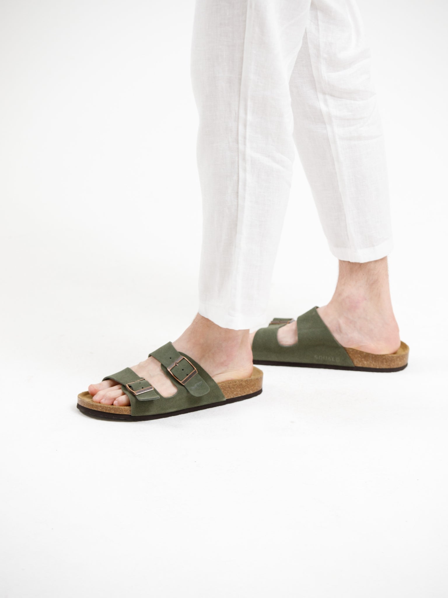 Double Strap Sandal - Green