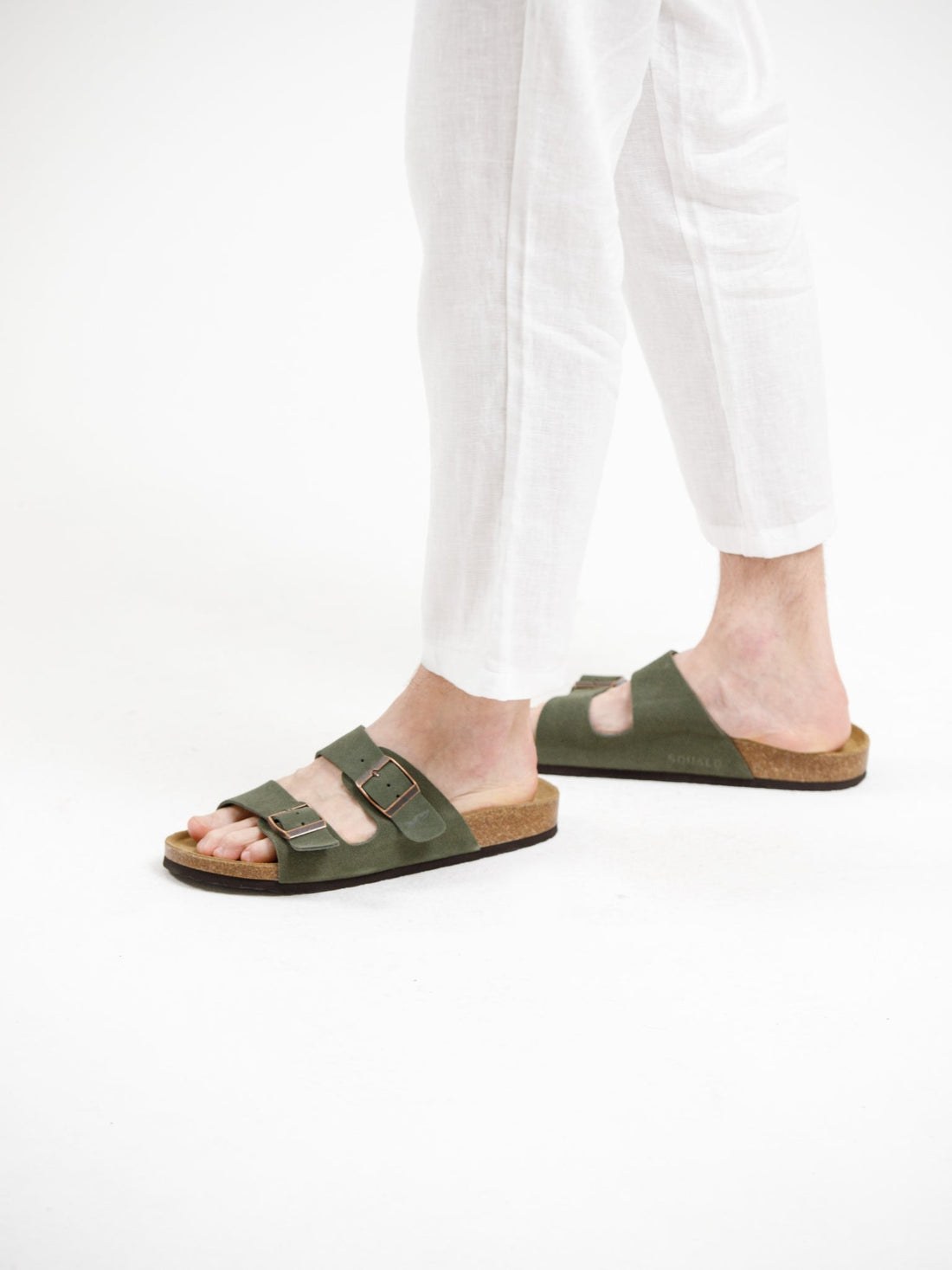 Double Strap Sandal - Green
