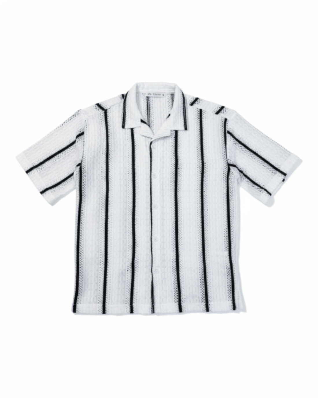 CUBAN COLLAR KNITTED SS SHIRT