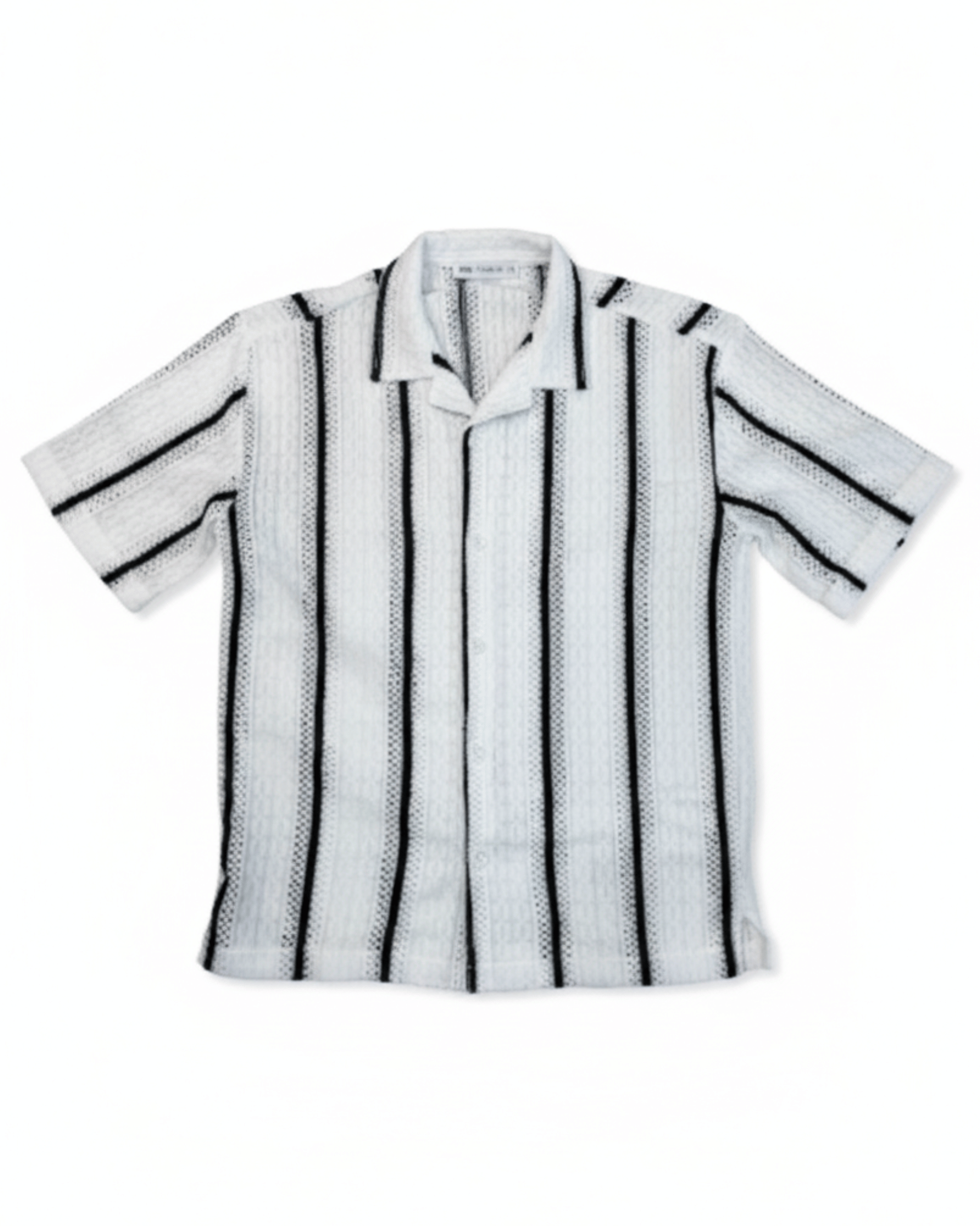 CUBAN COLLAR KNITTED SS SHIRT