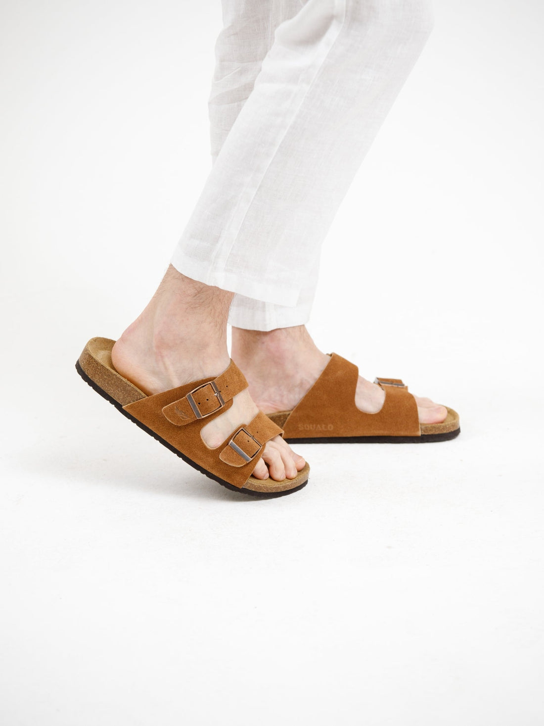 Double Strap Sandal - Brown