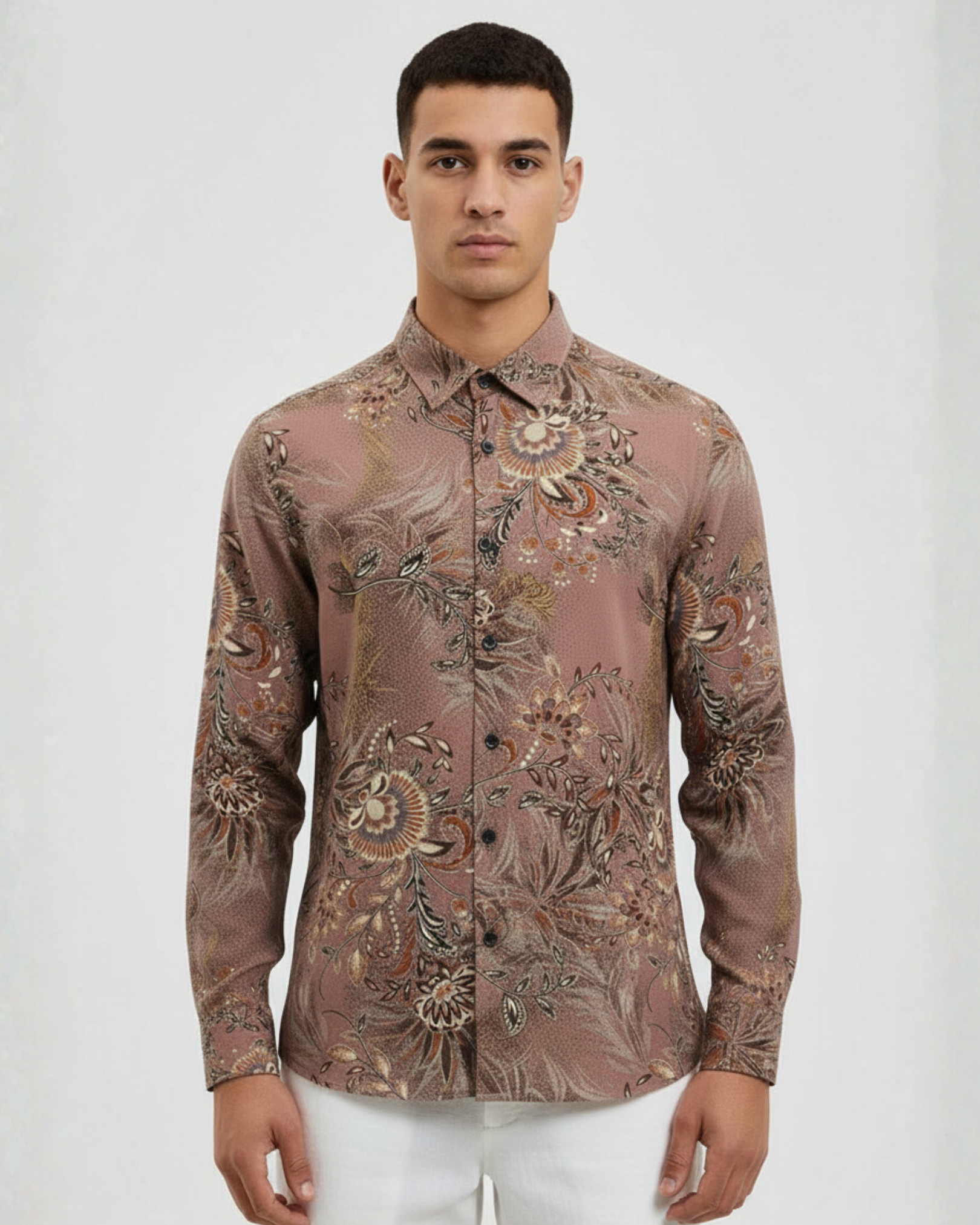 FLORAL SLIM FIT SHIRTS