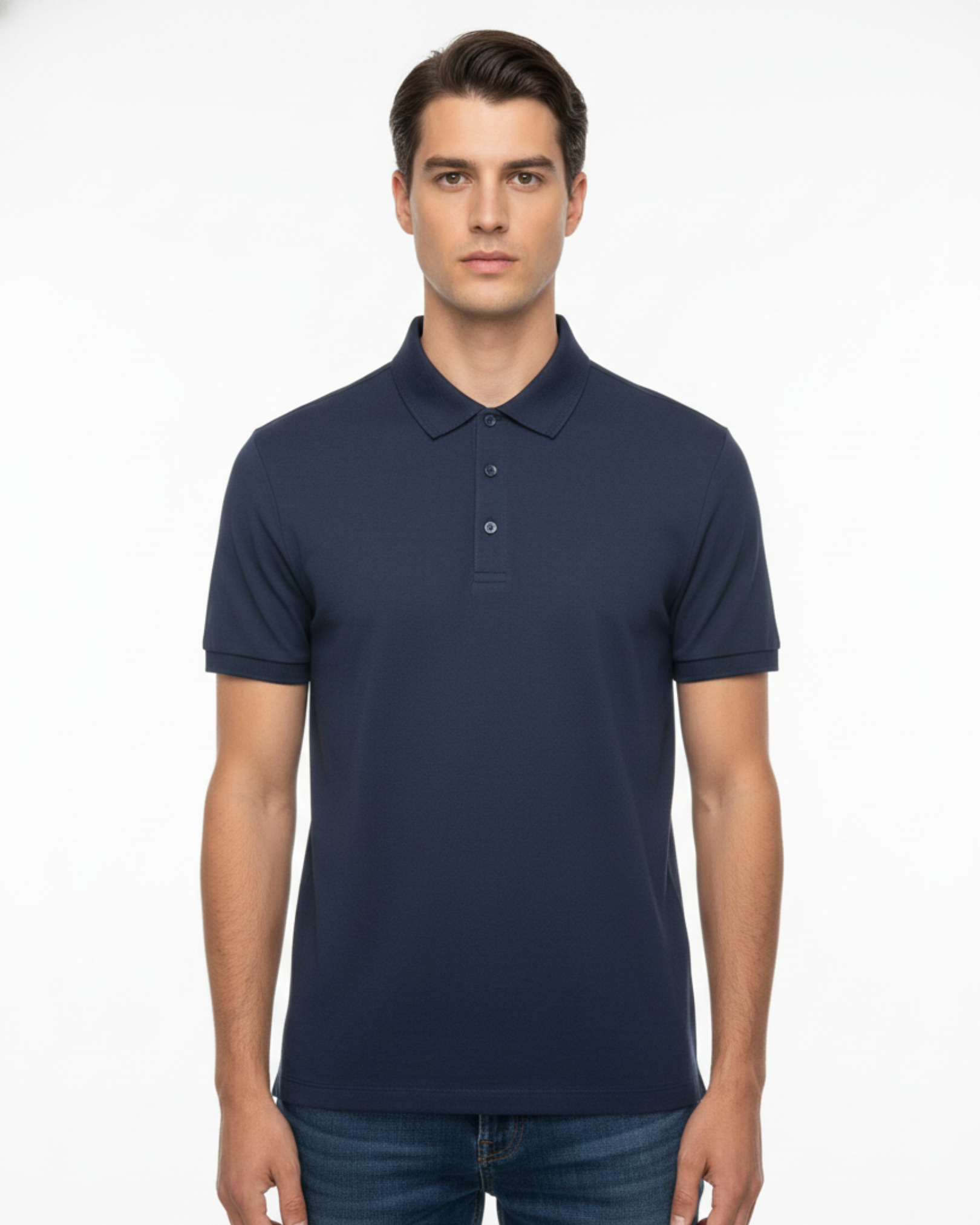 SQUALO PLAIN KNIT POLO