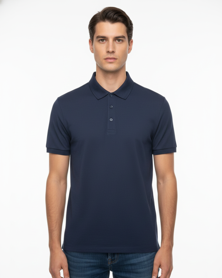 SQUALO PLAIN KNIT POLO