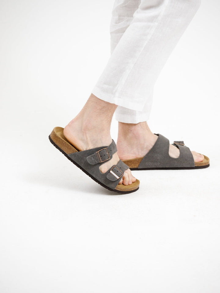 Double Strap Sandal - Black