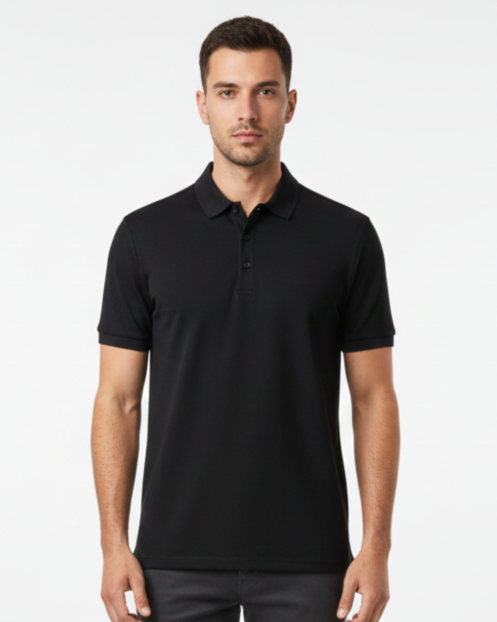 SQUALO PLAIN KNIT POLO