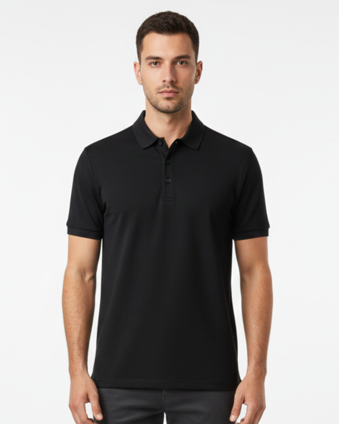 SQUALO PLAIN KNIT POLO