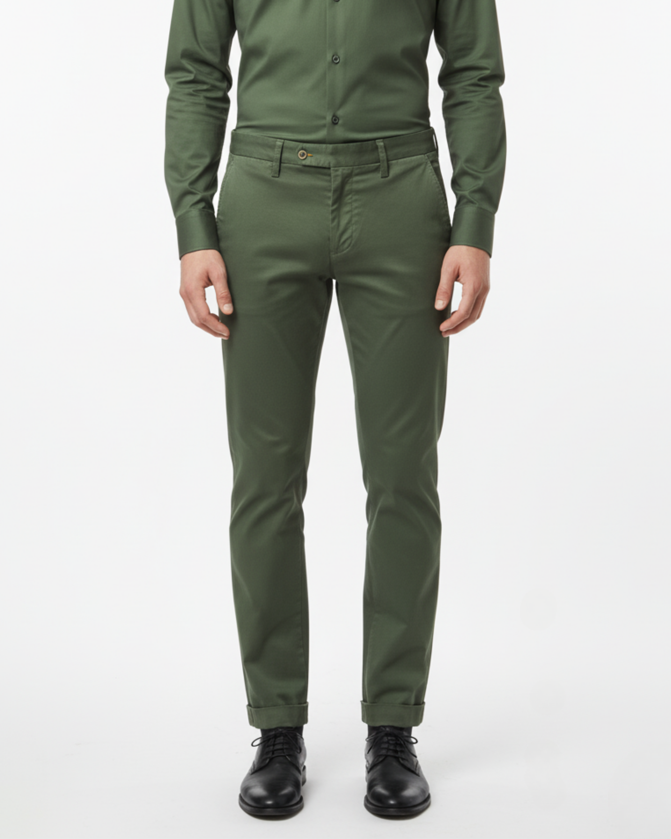 DISPLAJ SLIM FIT COTTON PANTS