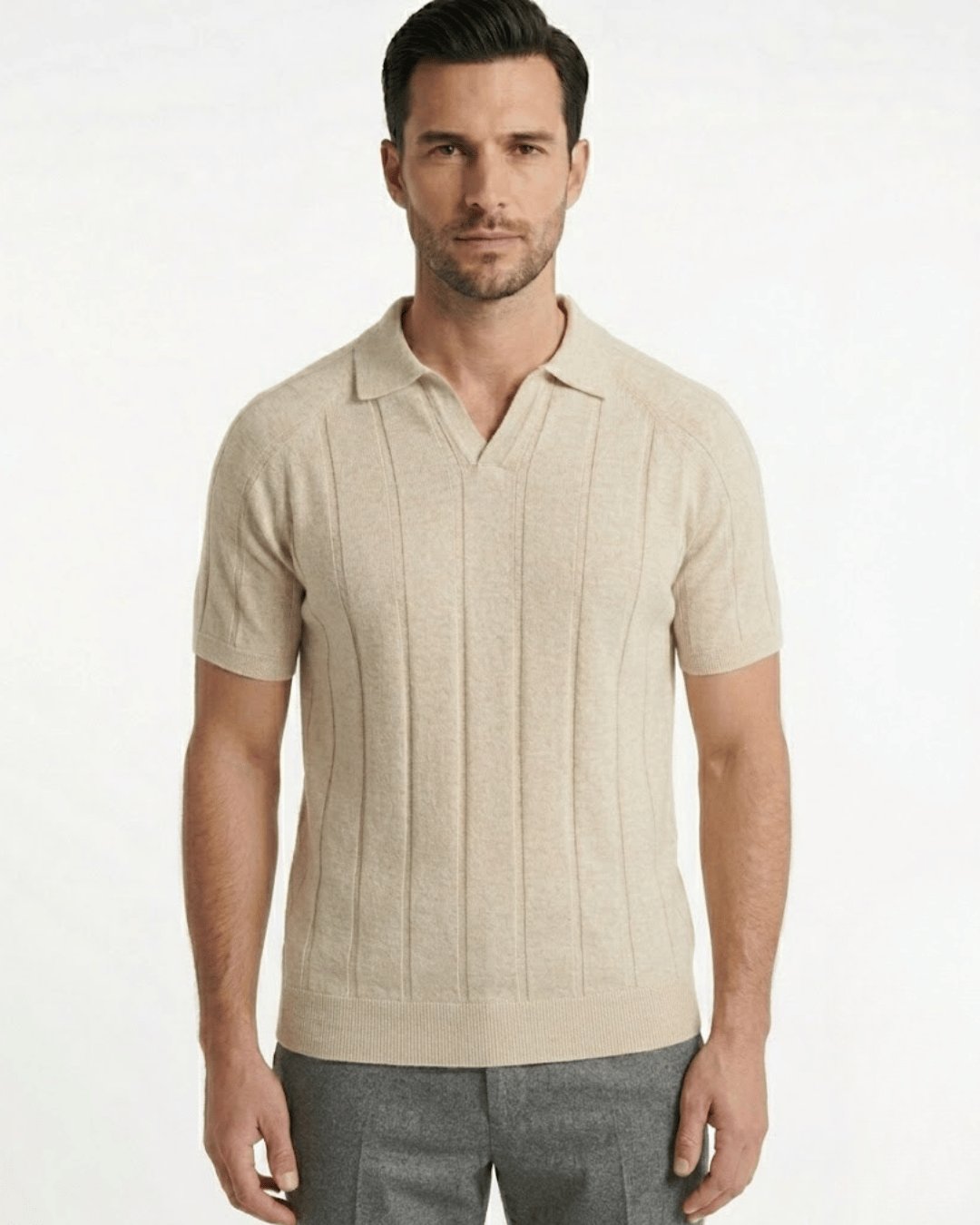 SQUALO KNIT POLO D26069