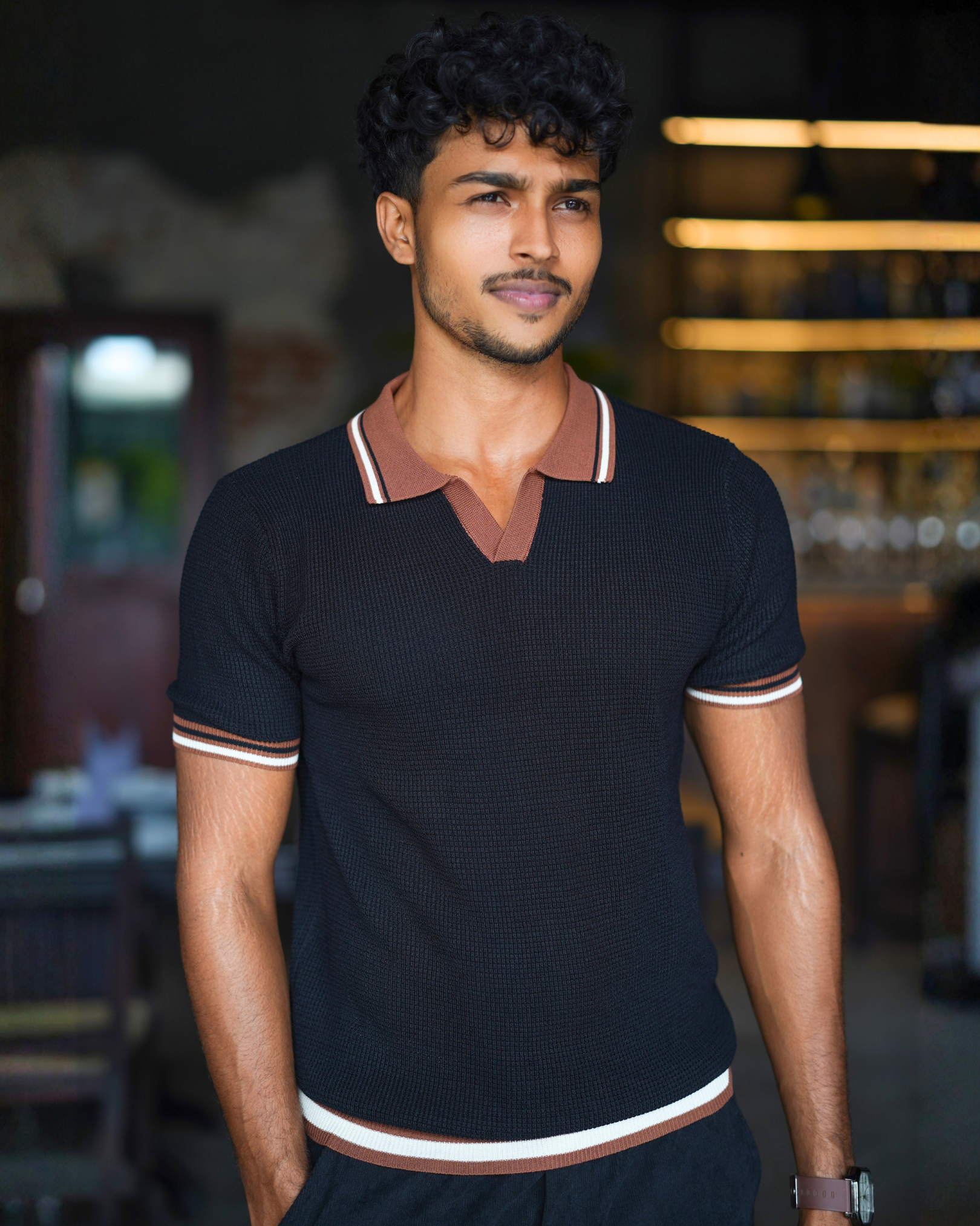 SQUALO KNIT POLO TEES