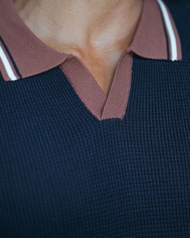 SQUALO KNIT POLO TEES