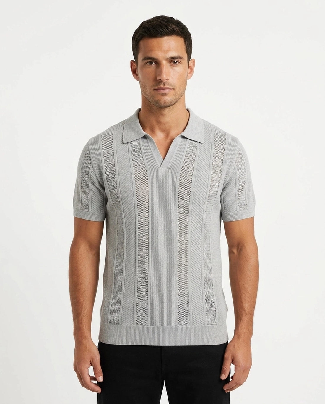 SQUALO KNIT POLO D26073