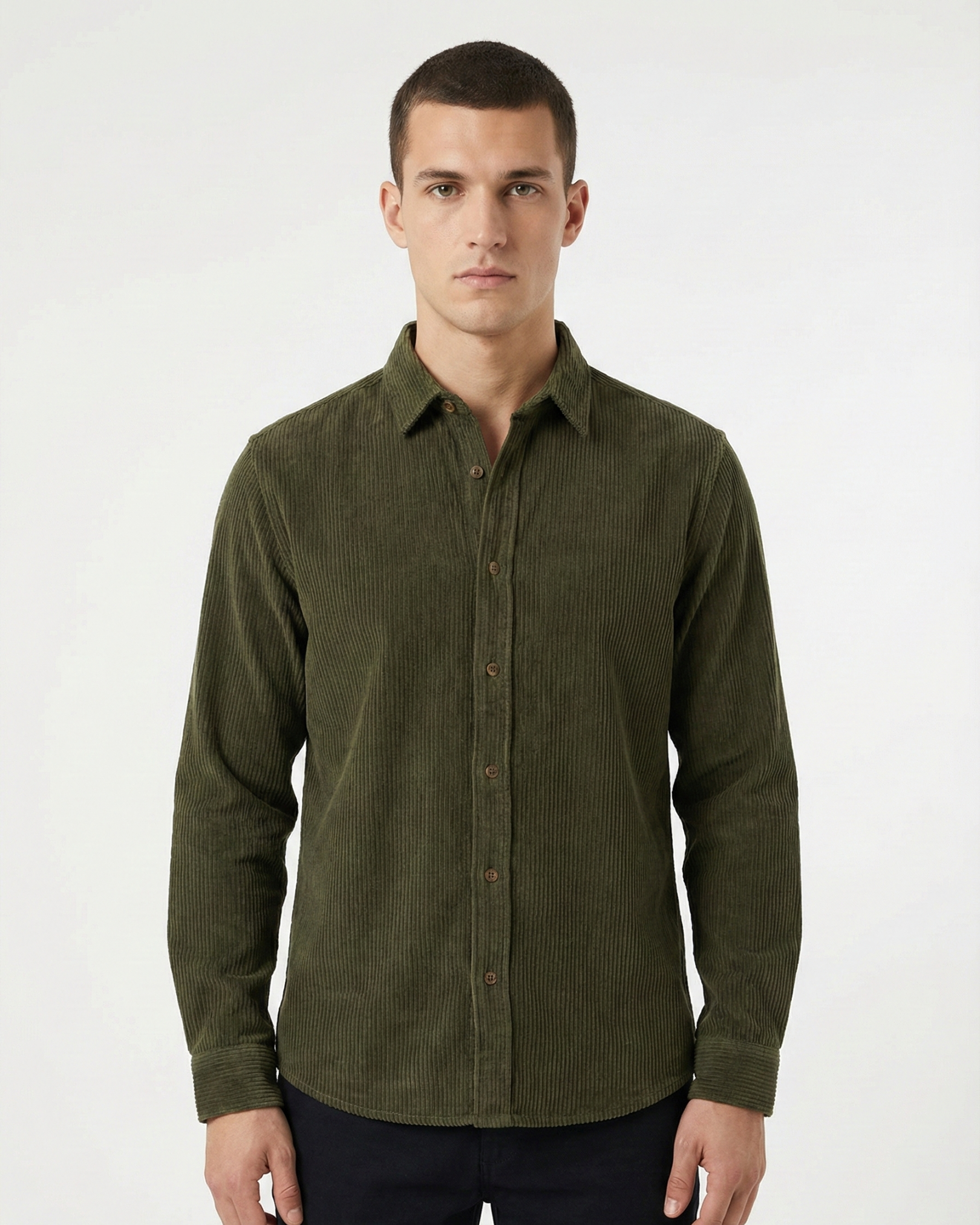 CASUAL CORDUROY LS SHIRT